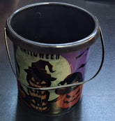 Găletușă Halloween din Plastic – Trick or Treat, neagra